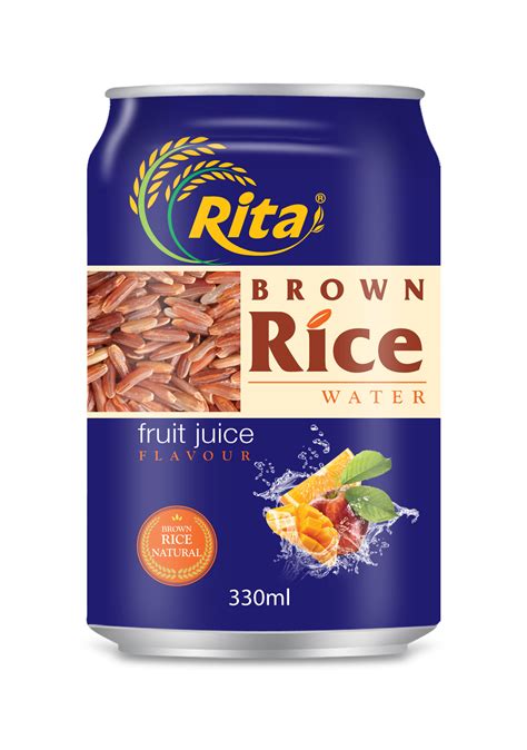 Whether or not you should rinse rice before cooking is another hot topic. Brown Rice Water with Fruit Juice Flavour RITA Fruit Juice