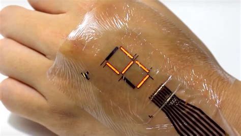 This Futuristic Electronic Skin Turns Your Body Into A Digital Display