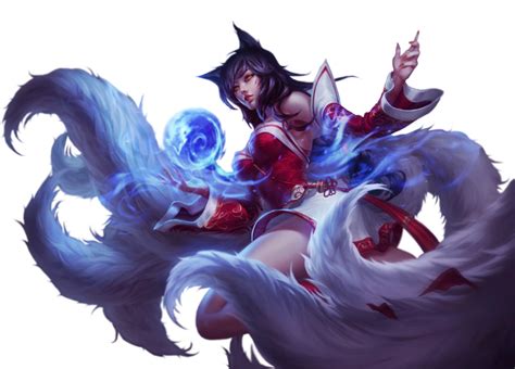 League Of Legends Render Ahri By Singularity01 On Deviantart