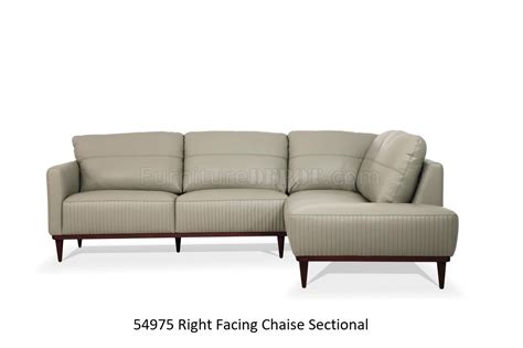 A wide variety of funiture leather sofa design options are available to you, such as style, appearance, and regional style. Tampa Sectional Sofa 54995 54975 Airy Green Leather by Acme