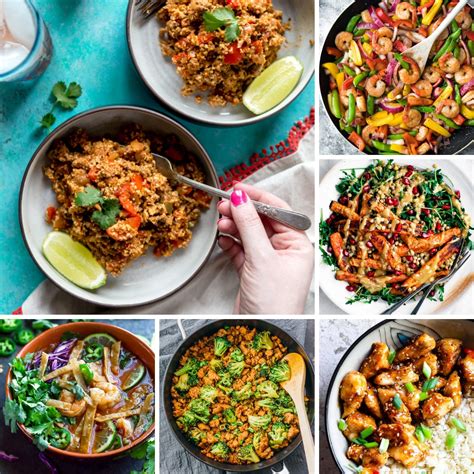 49 low effort and healthy dinner recipes 1. 31 Fast Healthy Dinner Recipes for the New Year - Fox and ...