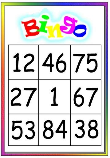 Mi Escuela Divertida Juego Didáctico Bingo De Números