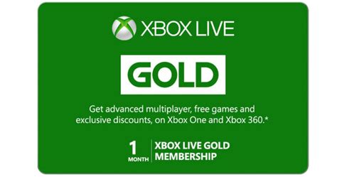 Xbox Live Gold Or Game Pass 1 Month Subscription Only 1 Regularly 10