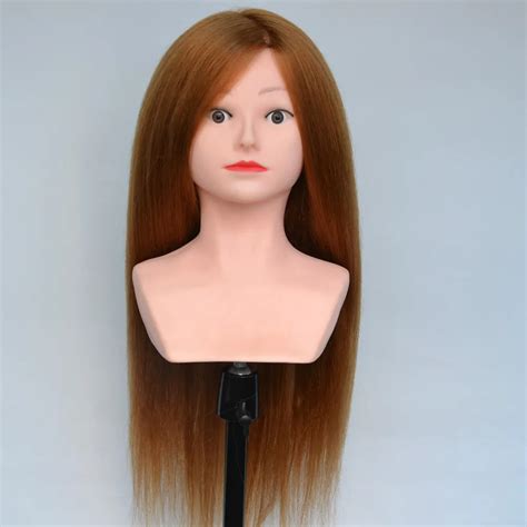 new arrival women mannequin head cosmetology mannequin heads hairdresser head with real hair