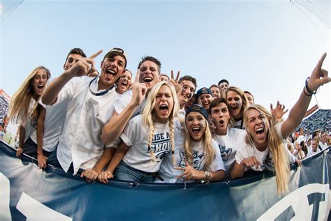 The ROC Babe Section Leads The Atmosphere For BYU Football The Daily Universe