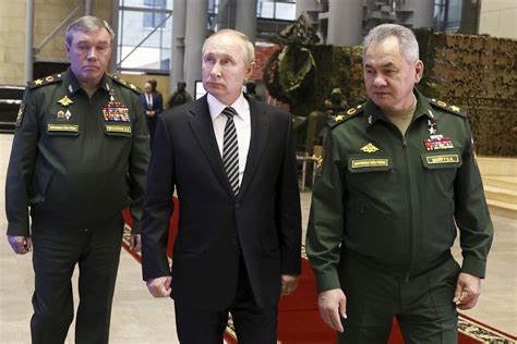 Putins War Organising Team Shoigu Gerasimov And Leningrad Trio