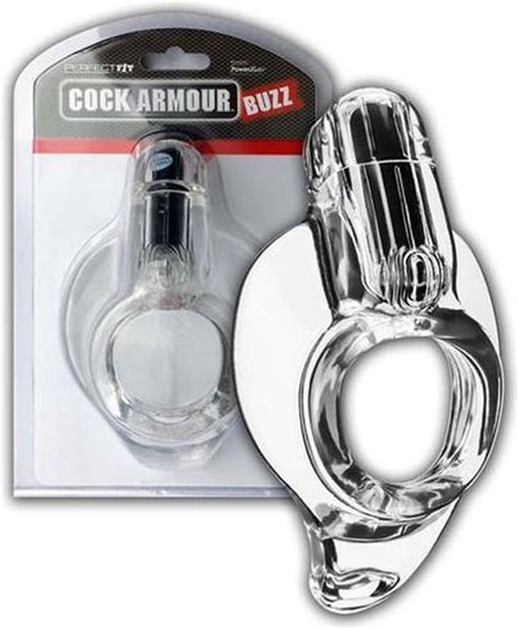 Perfect Fit Cock Armour Buzz Transparant Penisring