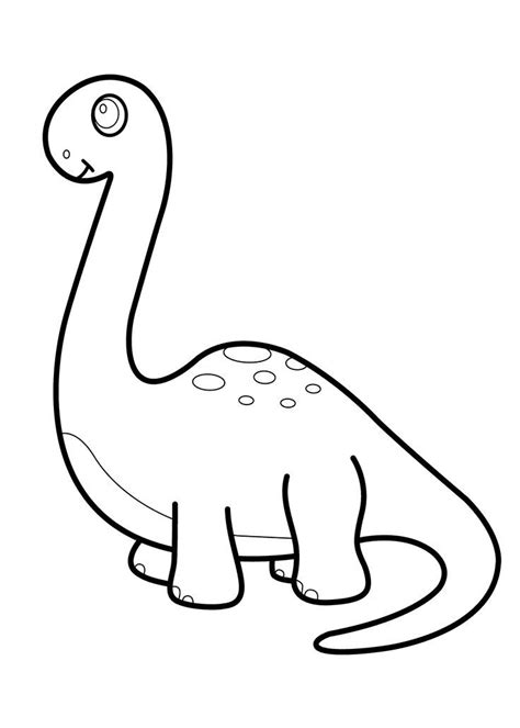 Een dinosaurus tekenen is niet zo moeilijk als je denkt. Little dinosaur brontosaurus cartoon coloring pages for ...