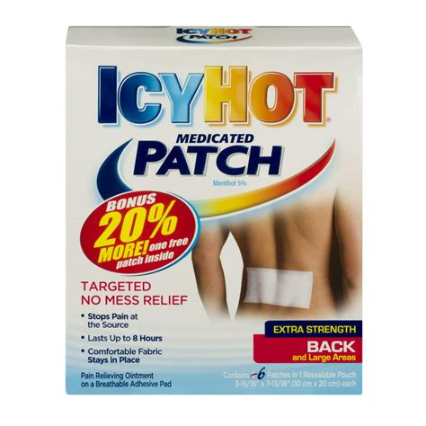 Icy Hot Medicated Patch 6 Ct60 Ct