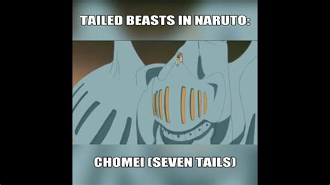 Tailed Beasts In Naruto Chomei Seven Tails Youtube