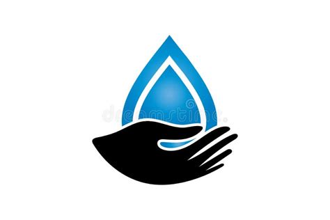 Water Saving Icon Water Drop Sign Stock Vector Illustration Of
