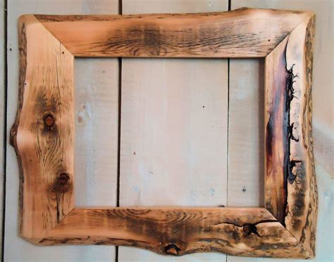 Handmade Rustic Wood Frame 11x14 Clear Poly Etsy