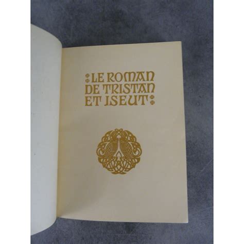 Bédier Joseph Robert Engels Le Roman De Tristan Et Iseut Illustré