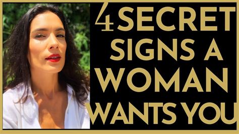 4 Secret Signs She Wants You Youtube