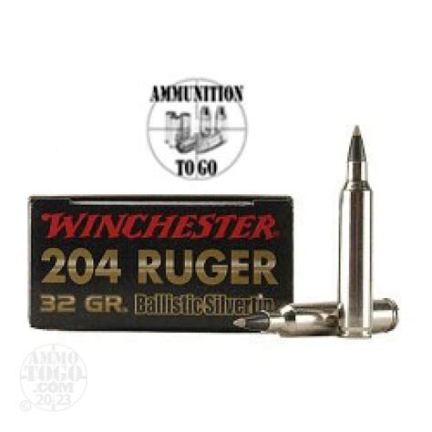 204 Ruger Ammo 20 Rounds Of 32 Grain Polymer Tipped By Winchester