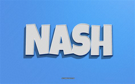 Descargar Fondos De Pantalla Nash Fondo De Líneas Azules Fondos De
