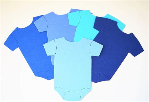 Paper Baby Onesie Cut Out Set Of 20 Scrapbooking
