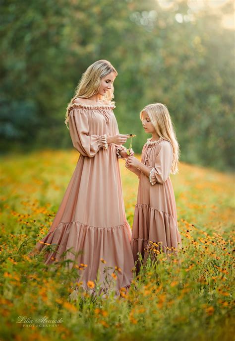 Lilia Mommy And Me Matching Dresses Etsy In 2020 Mother Daughter