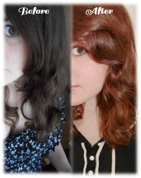 Henna On Red Hair Before And After Before And After Balayage Fashion