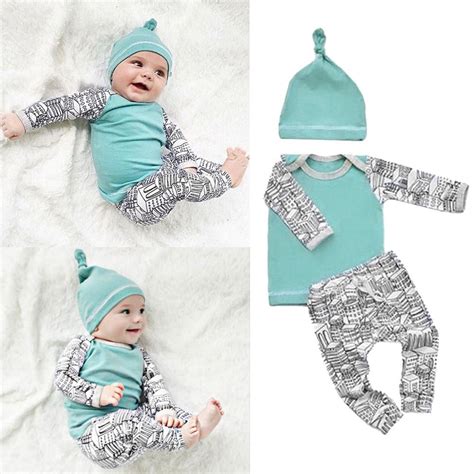 0 24m Newborn Baby Girl Boy Clothes Infant Autumn Winter Long Sleeve