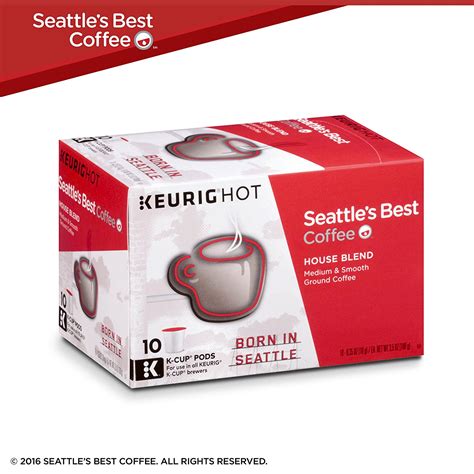 Seattle S Best Coffee House Blend K Cup For Keurig Brewers Count