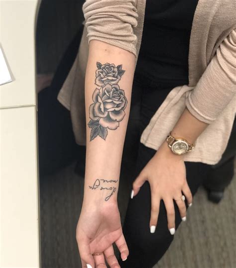 Rose Tattoo Forearm Tattoo Women Forearm Tattoos Rose Tattoos On Wrist