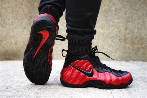 On Feet Images Of The Nike Air Foamposite Pro University Red
