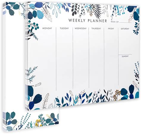 Buy Weekly Planner Notepad Tear Off Set Of 2 Weekly Calendar Pad 52