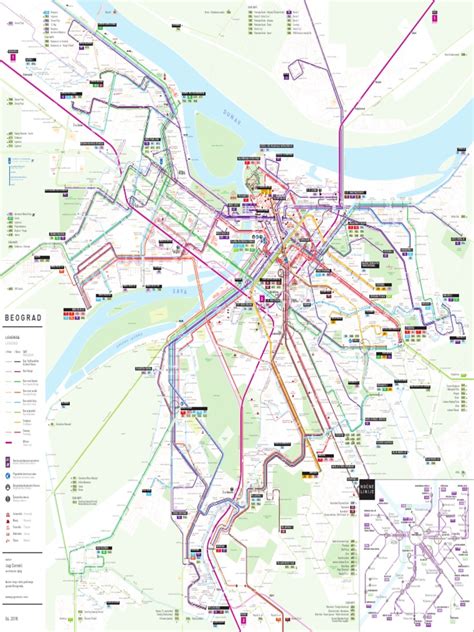 Beograd Gradski Prevoz Detaljna Mapa Pdf Pdf