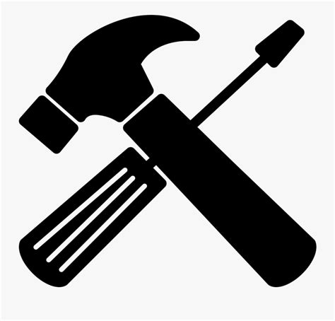 Transparent Mechanic Clipart Black And White Repair Tool Icon Png