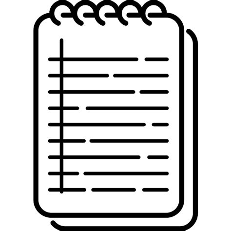 Notepad Vector Svg Icon Svg Repo