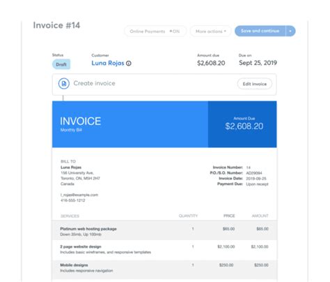 Small Businesses Invoice And Invoicing Software Wave Financial