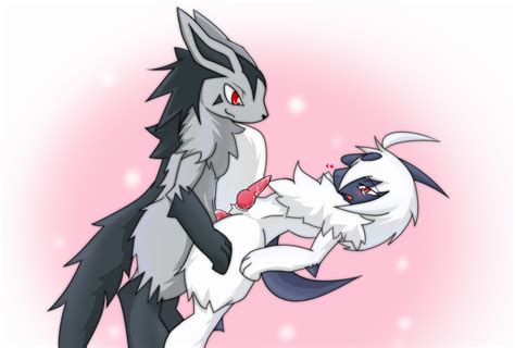 Rule 34 Absol Anal Brown Eyes Chest Tuft Cum Furry Gay Hands Free Heart Hyena Male Mightyena