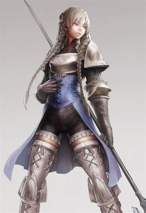 Tactics Ogre Ravness Loxaerion By Nabe Crows Head Female Armor