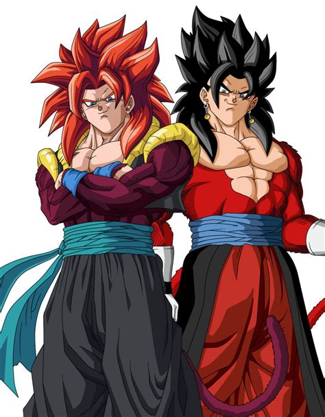 Gogeta Xeno Y Vegetto Xeno Ssj4 By Finn487 On Deviantart Dragon Ball Super Manga Anime