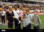 Footballer Paul Ince with his wife Claire and children Reah, Daniel and ...