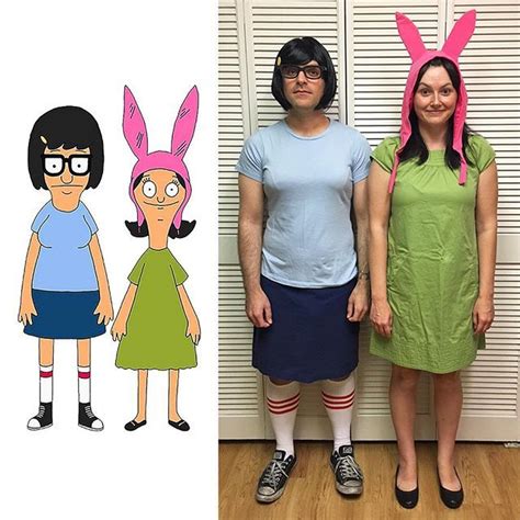 Wearing a wig is always add an extra element of mystique to any costume! Happy Halloween from Tina & Louise! 🍔 #imasmartstrongsensualwoman #tinaandlouise #tinabelcher # ...