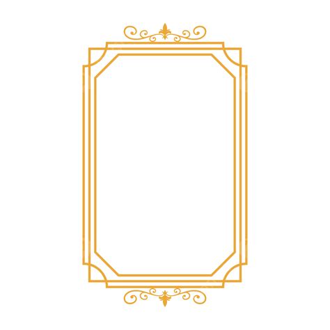 Gold Decorative Border Vector Design Images Gold Decorative Frame And