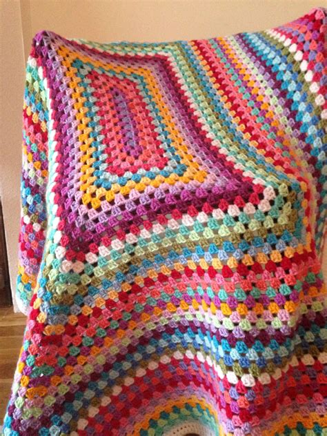 rectangle granny afghans all sizes pattern tutorial granny square crochet pattern afghan