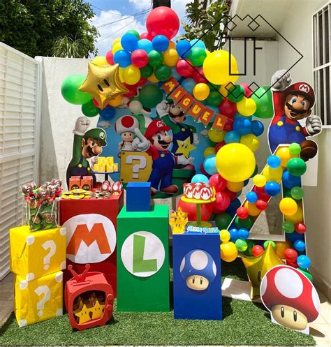 Mario Bros En 2021 Fiesta De Cumpleaños De Mario Mario Bross