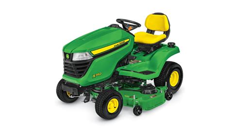 X350 Lawn Tractor With 48 Inch Deck New X300 Series Tractors Green