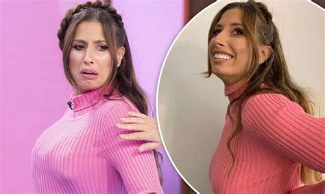 Stacey Solomon Tries Out Kim Kardashians Breast Lift Tape Daily Mail