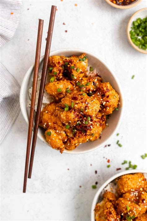 Crispy Baked Orange Cauliflower Eat With Clarity