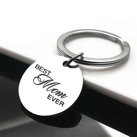 Metal Best Mom Ever Keychain We Love You Mom Key Chain Mothers Day T Pendant Jewelrykey