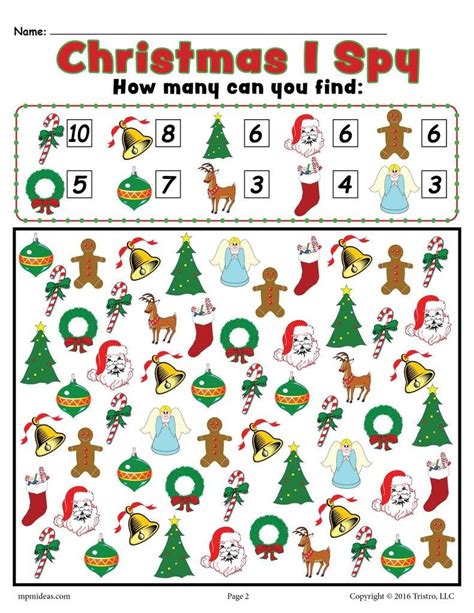 Free Printable Christmas Games For Preschoolers Free Printable