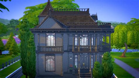 Recreating The Sims 4 Goth House In The Sims 3 Youtube Vrogue