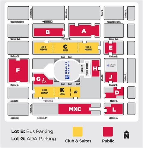 Directions And Parking United Center