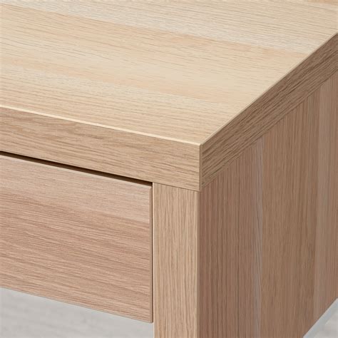 Micke Desk White Stained Oak Effect 105x50 Cm Ikea