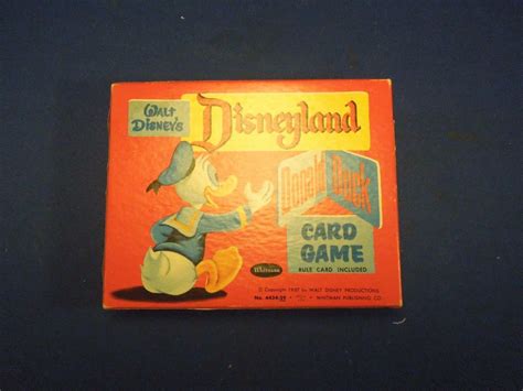 See more ideas about cards handmade, inspirational cards, duck. Vintage 1957 Walt Disney's Disneyland Donald Duck Card Game Deck of Cards for Sale - JustDisney