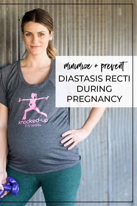 Minimize Heal Diastasis Recti During Pregnancy Knocked Up Fitness